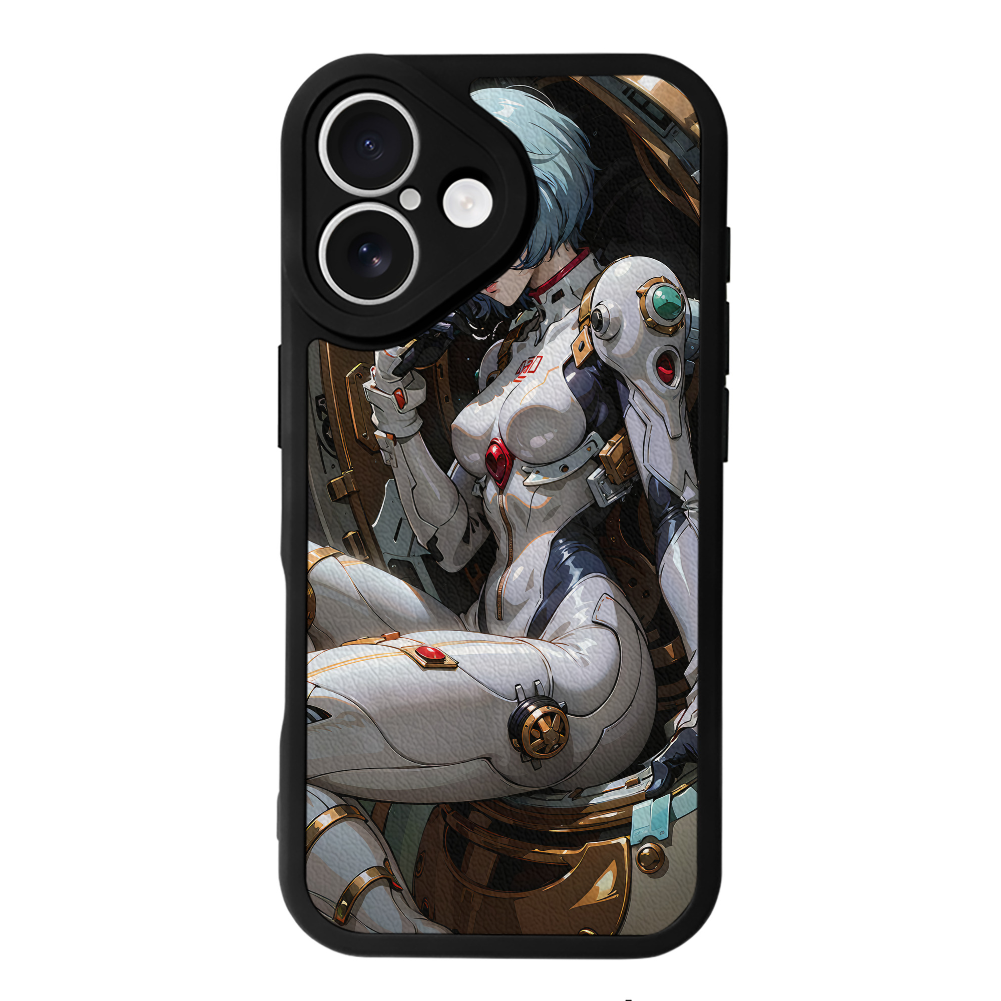 （画像用） EVA 新世紀エヴァンゲリオン 【iPhone 16シリーズ対応】シリコンスマホケース（レザー調） 材質：シリコン